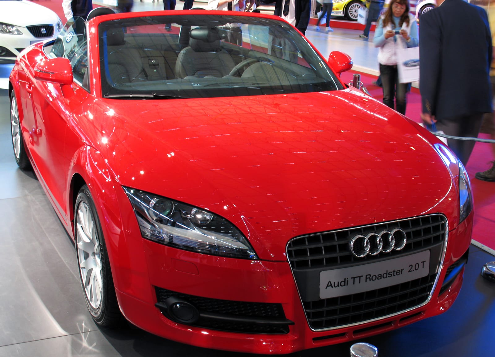 Audi TT 2.0T Roadster (8J) with the top down