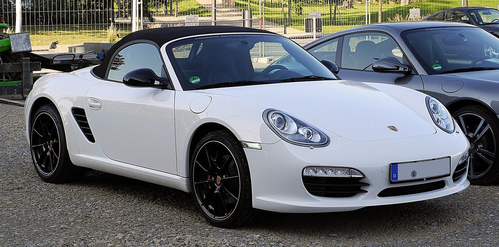 Porsche Boxster S (987) after the 2009 update, in white