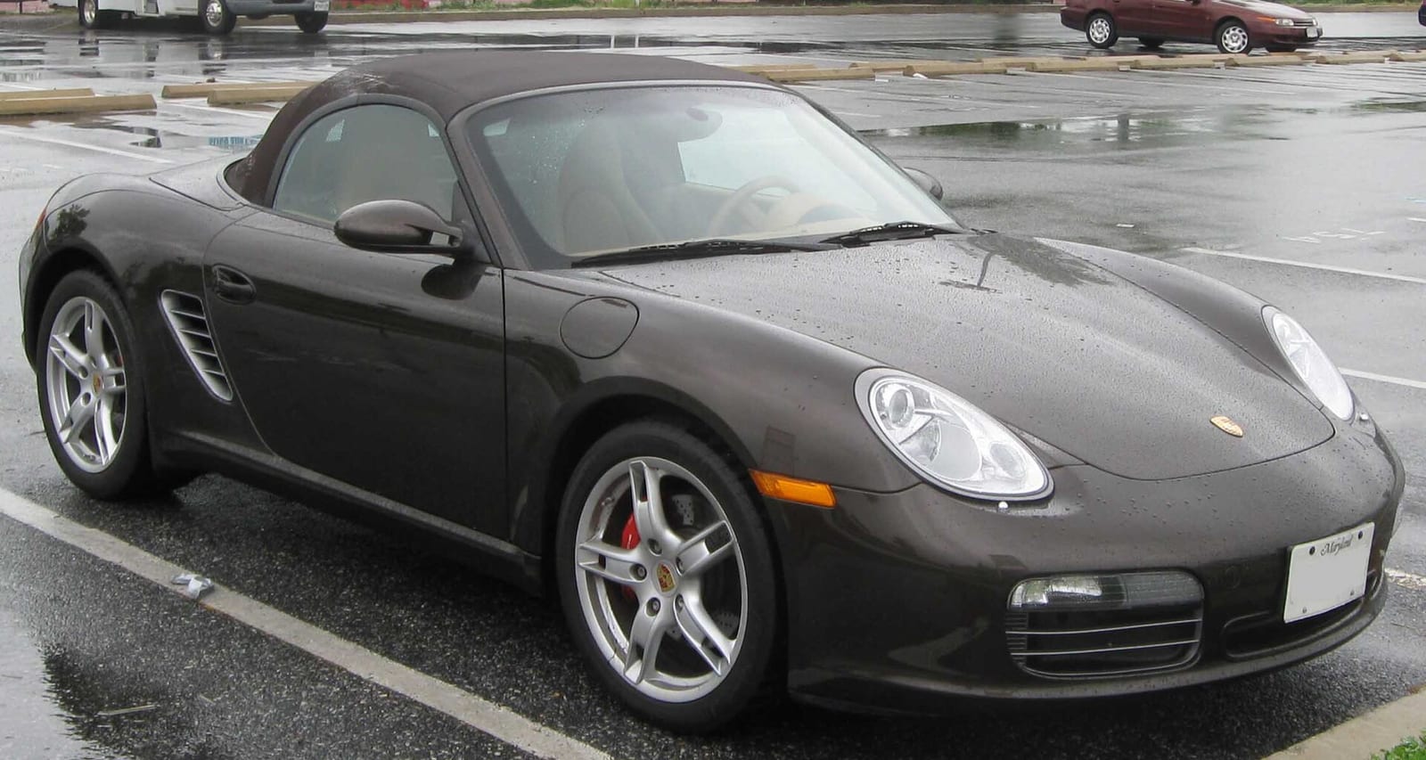 Porsche Boxster S (987), first version, with the top up